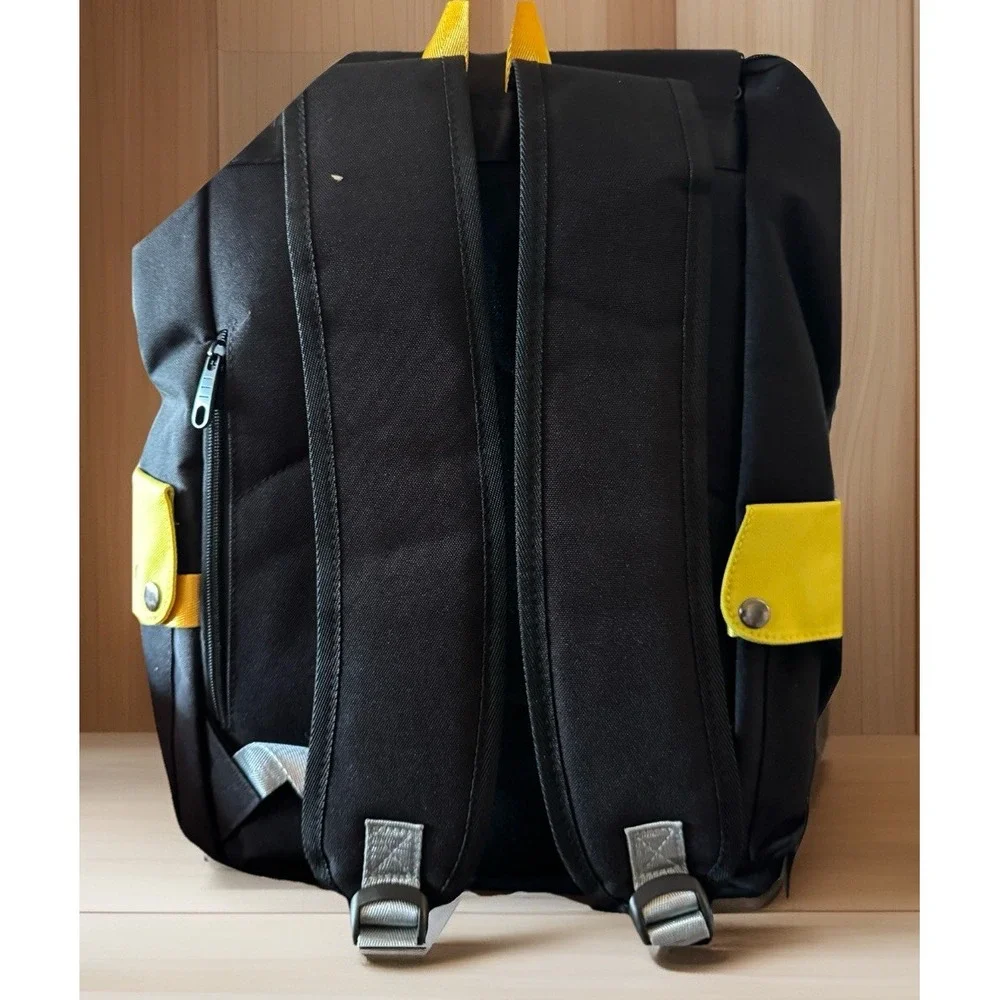 Anime Demon Slayer Agatsuma Zenitsu School Bag Oxford Laptop Backpack Plug-ins‎